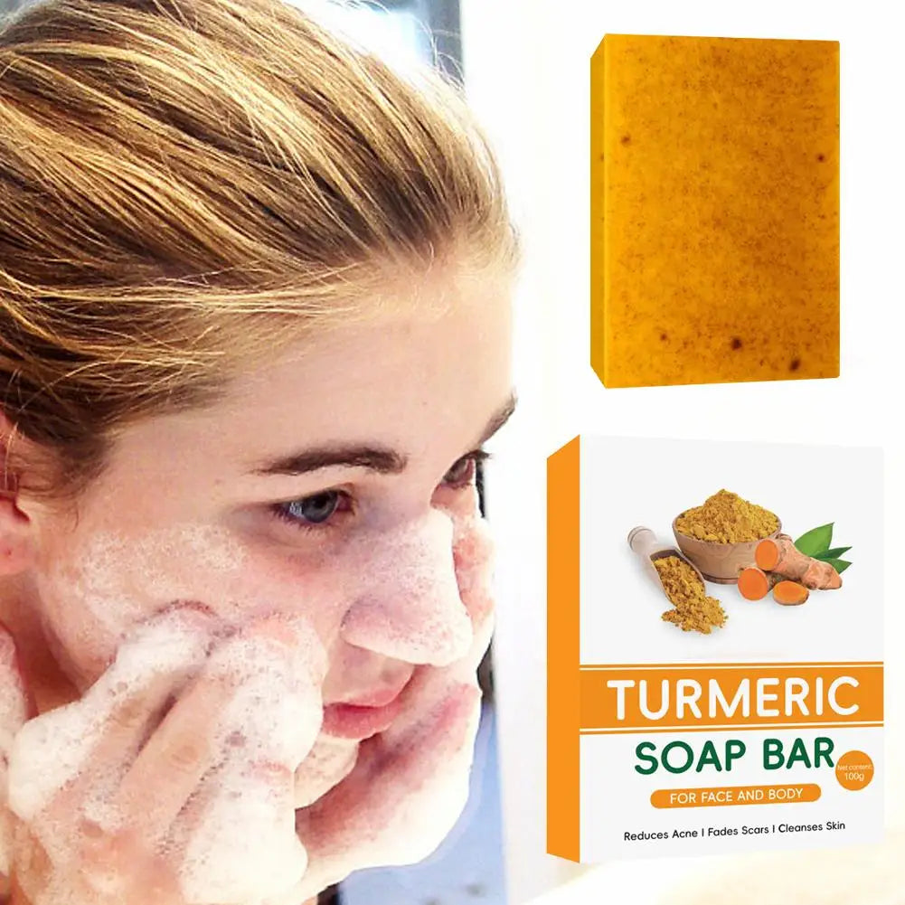 Turmeric & Ginger Handmade Soap – Anti-Acne, Brightening & Skin Lightening