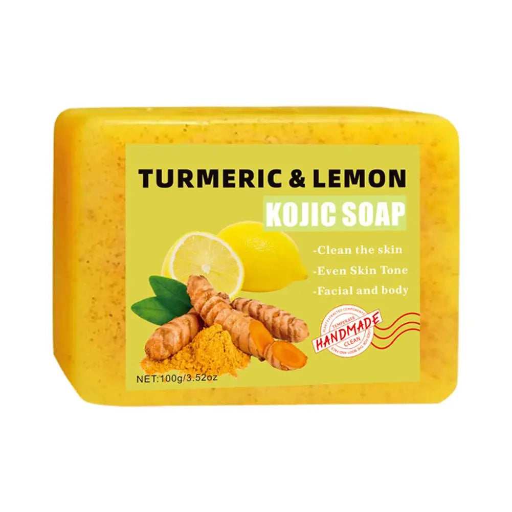 Turmeric & Ginger Handmade Soap – Anti-Acne, Brightening & Skin Lightening