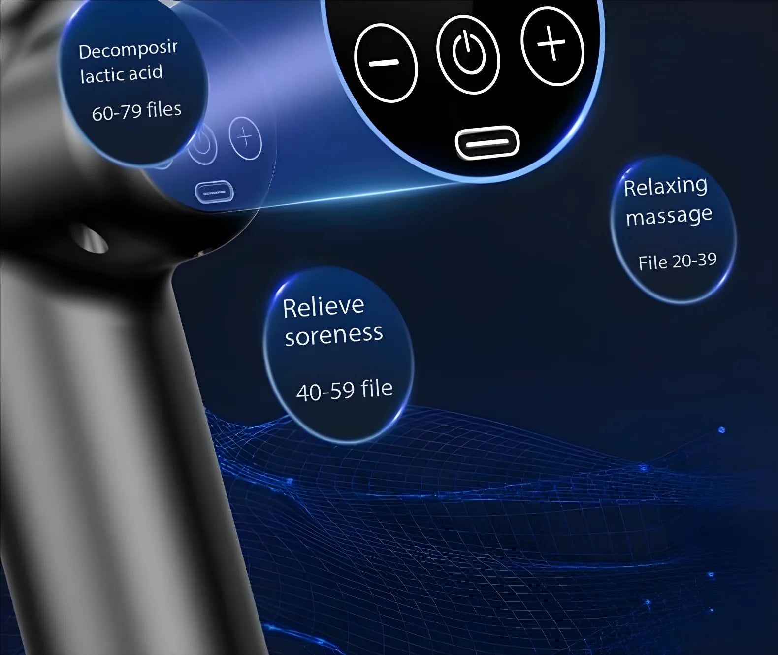 Lenovo Fascia Gun – Deep Muscle Relief & Fitness Relaxation Equipment