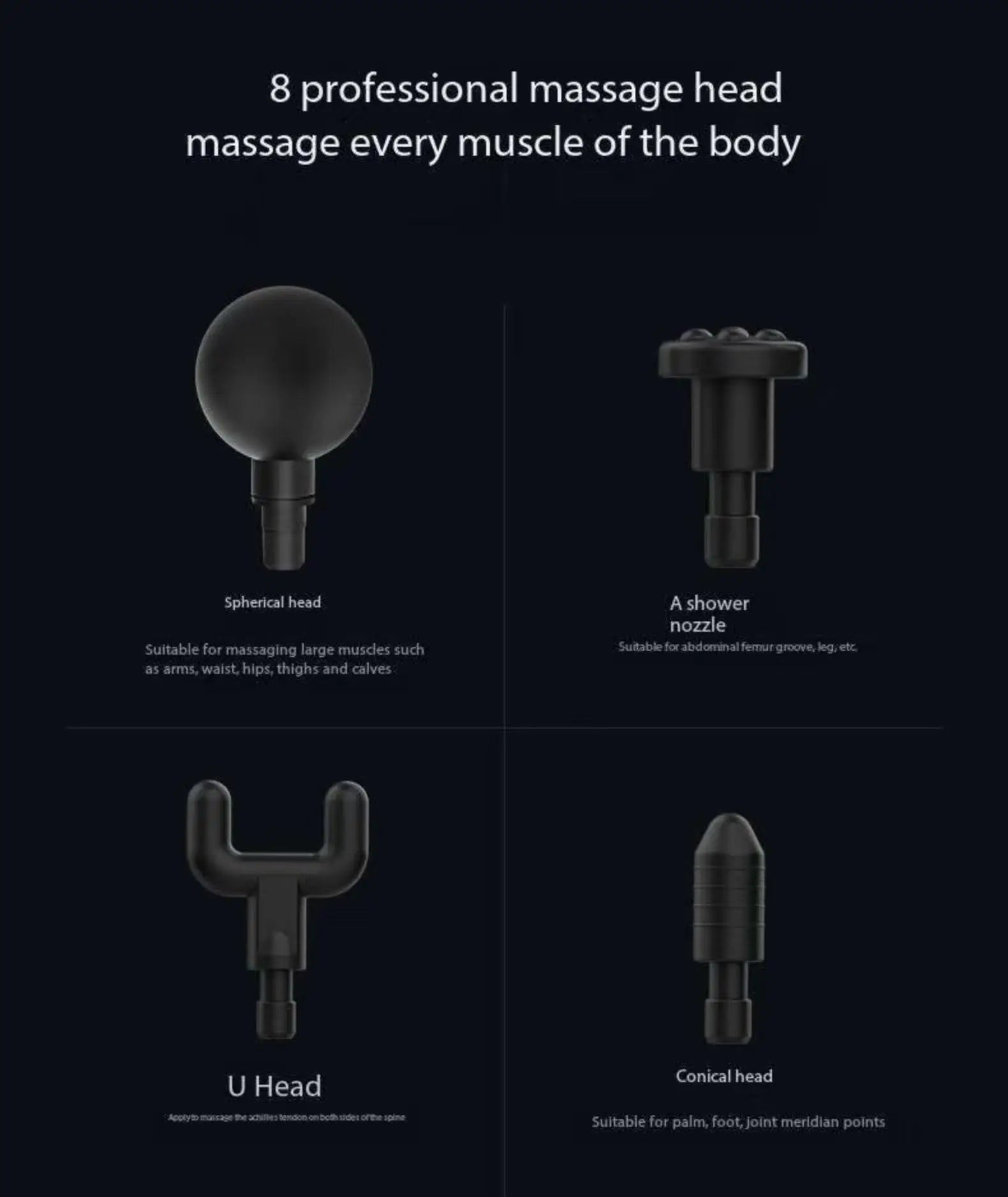 Lenovo Fascia Gun – Deep Muscle Relief & Fitness Relaxation Equipment