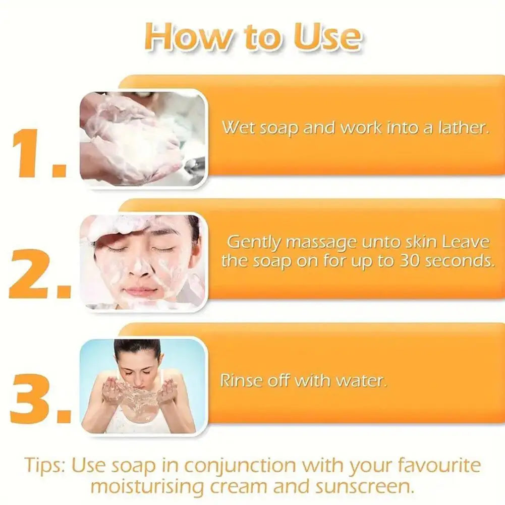 Turmeric & Ginger Handmade Soap – Anti-Acne, Brightening & Skin Lightening