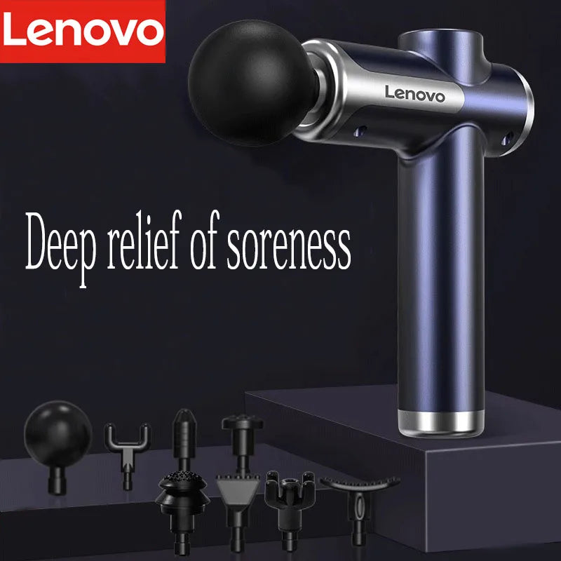 Lenovo Fascia Gun – Deep Muscle Relief & Fitness Relaxation Equipment