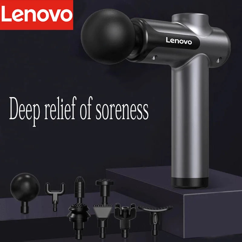 Lenovo Fascia Gun – Deep Muscle Relief & Fitness Relaxation Equipment