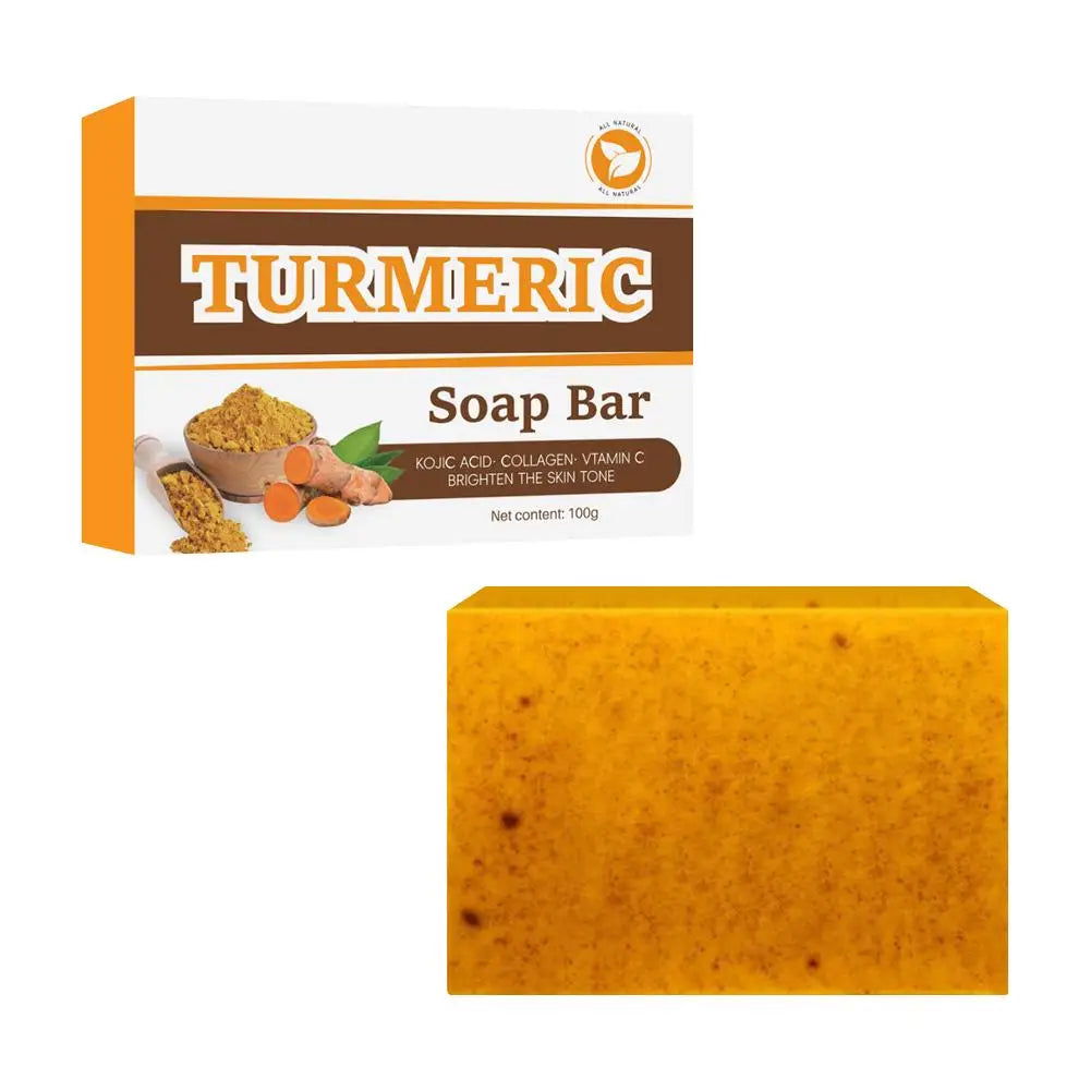 Turmeric & Ginger Handmade Soap – Anti-Acne, Brightening & Skin Lightening