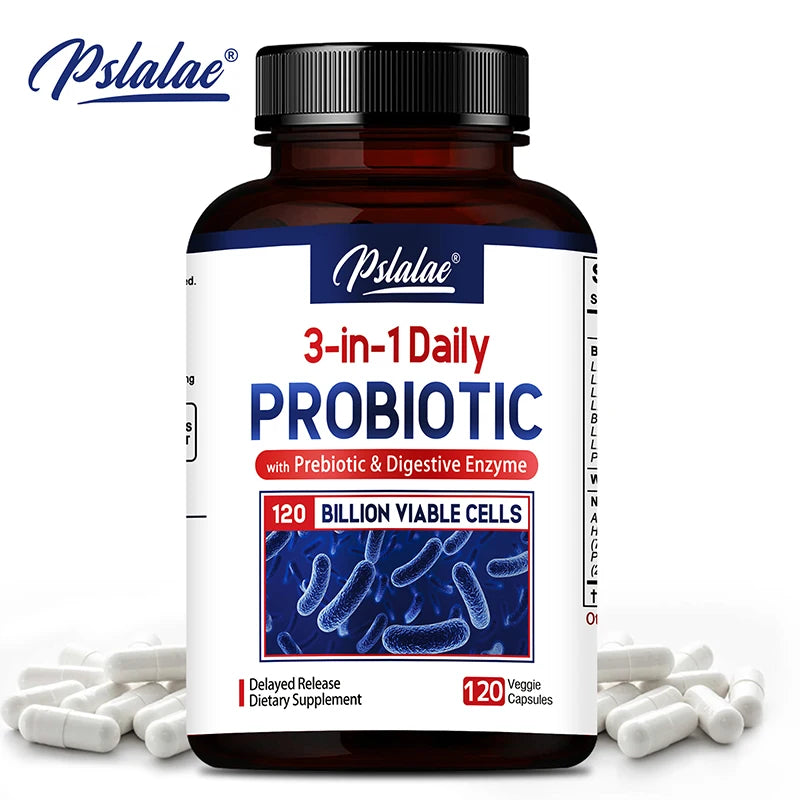 Probiotics + Prebiotics & Digestive Enzymes – Supports Digestion & Immunity