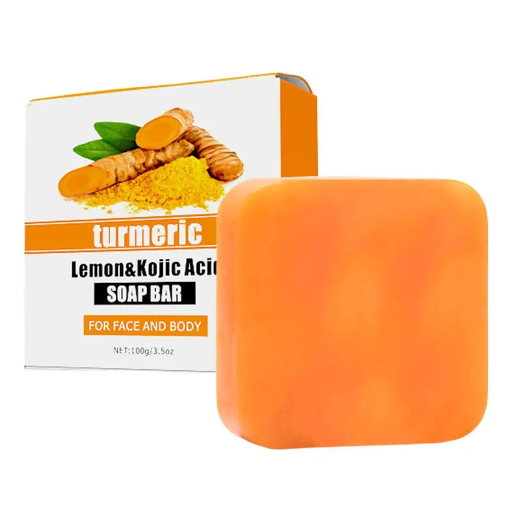 Turmeric & Ginger Handmade Soap – Anti-Acne, Brightening & Skin Lightening