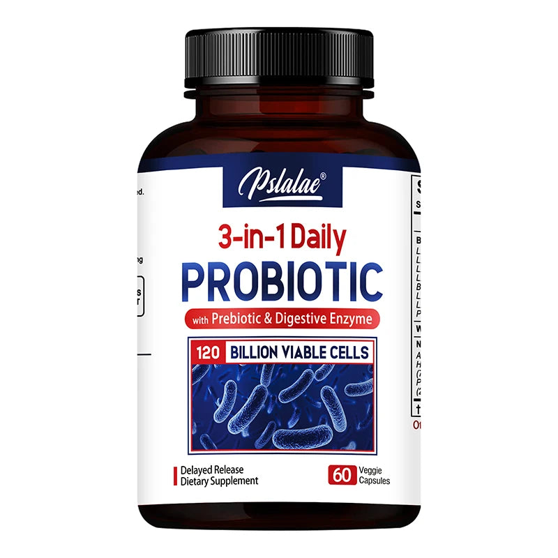 Probiotics + Prebiotics & Digestive Enzymes – Supports Digestion & Immunity