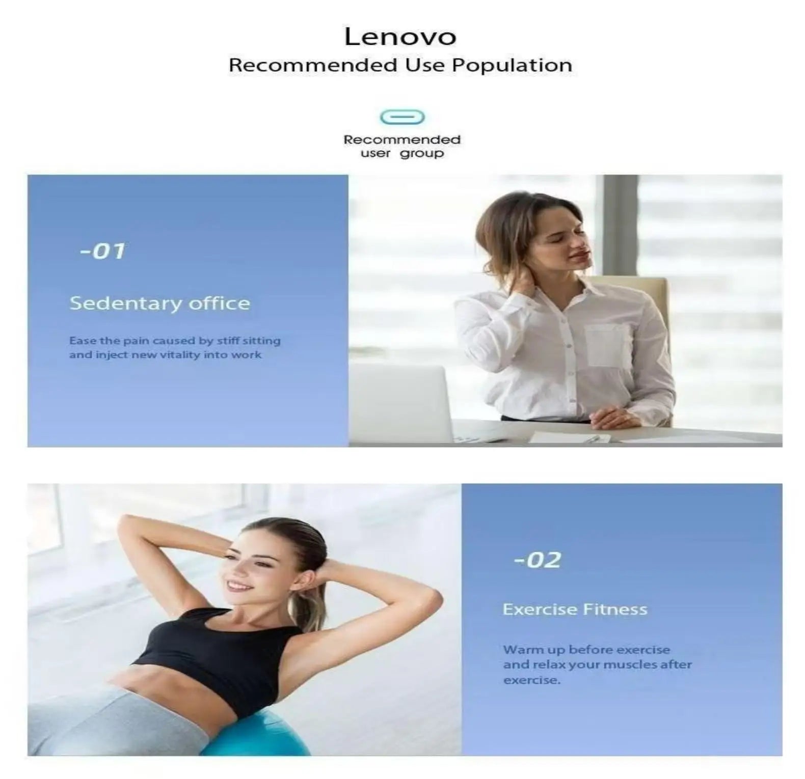 Lenovo Fascia Gun – Deep Muscle Relief & Fitness Relaxation Equipment