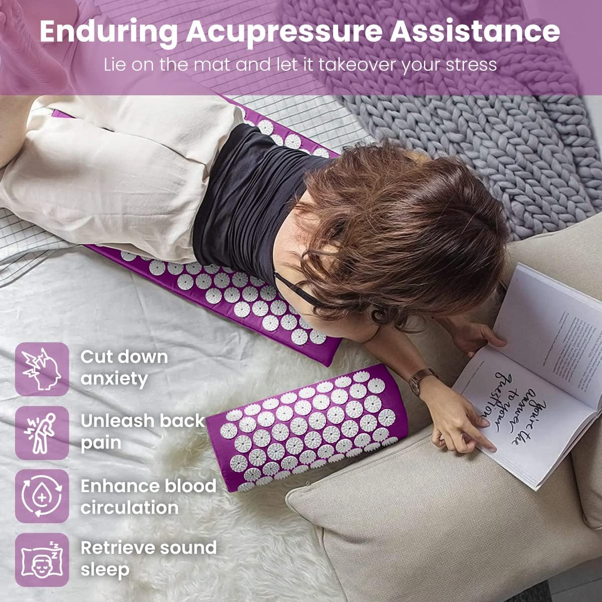 Acupressure Cushion Massage Mat