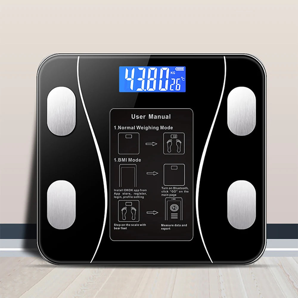 Smart Body Fat Scale – Wireless Digital Weight & Body Composition Analyzer