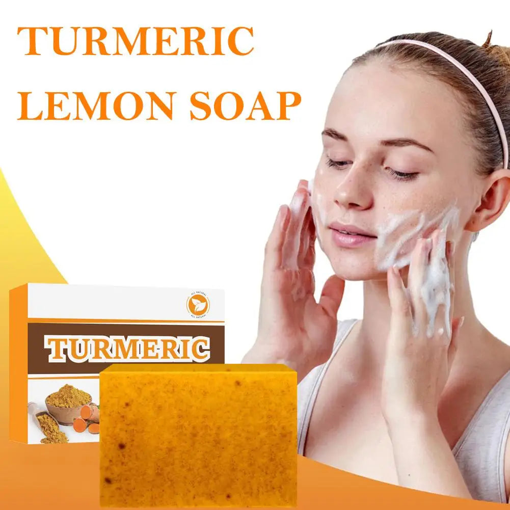 Turmeric & Ginger Handmade Soap – Anti-Acne, Brightening & Skin Lightening