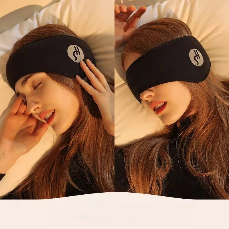 2-in-1 Sleep Mask & Noise-Reducing Earplugs – Adjustable Eye Mask for Travel, Naps & Deep Sleep