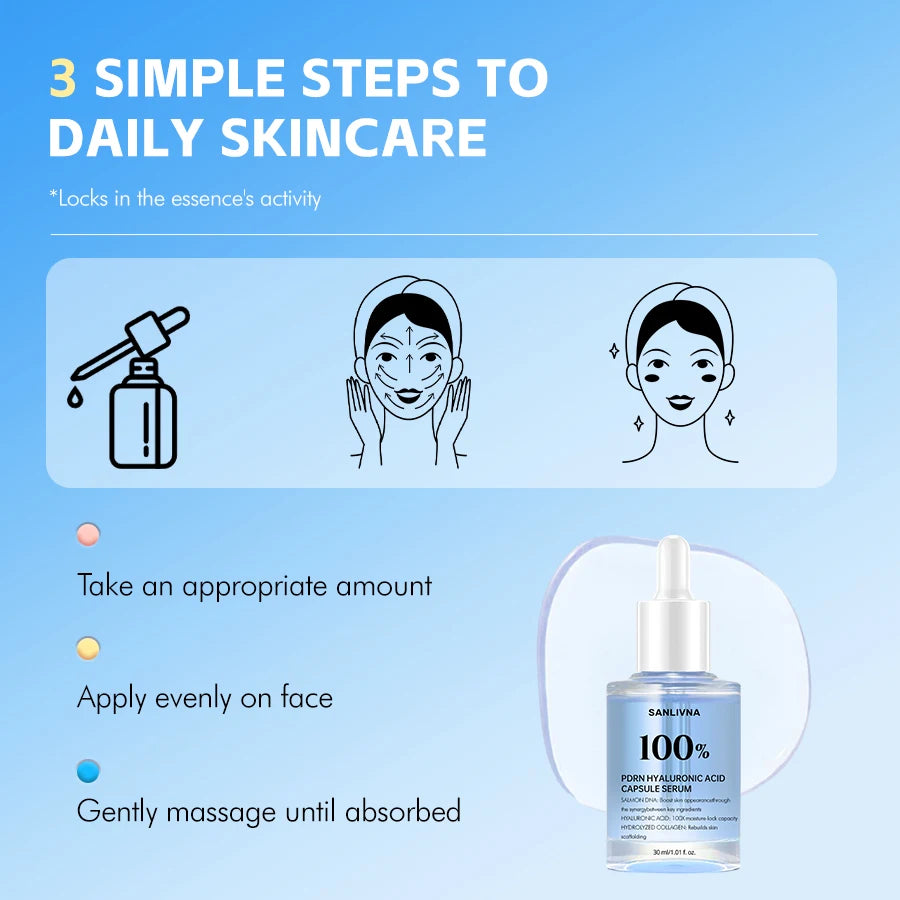 PDRN Hyaluronic Acid Serum Capsules – Moisturizing, Nourishing & Plumping