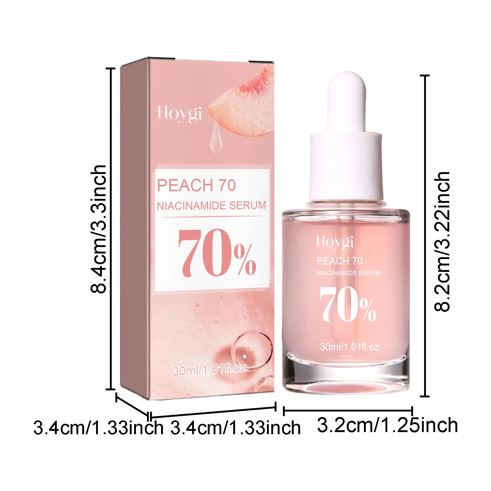 Peach 70% Niacinamide Facial Serum – Brightening, Pore-Refining & Moisturizing