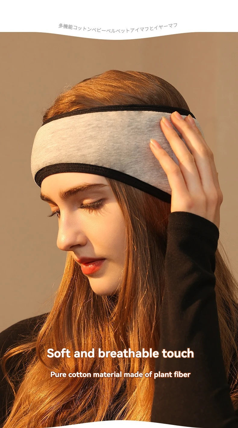 2-in-1 Sleep Mask & Noise-Reducing Earplugs – Adjustable Eye Mask for Travel, Naps & Deep Sleep