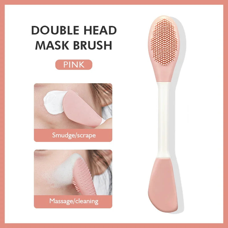 IMAGIC 2-in-1 Silicone Facial Cleansing & Mask Brush – Deep Pore Exfoliator