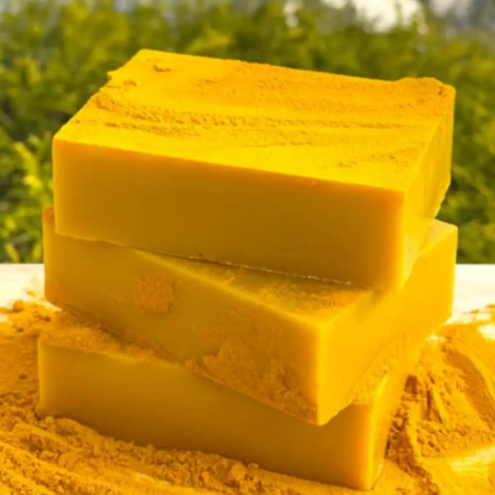 Turmeric & Ginger Handmade Soap – Anti-Acne, Brightening & Skin Lightening