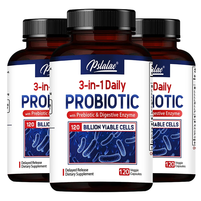 Probiotics + Prebiotics & Digestive Enzymes – Supports Digestion & Immunity