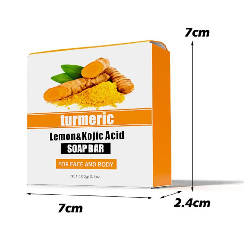Turmeric & Ginger Handmade Soap – Anti-Acne, Brightening & Skin Lightening